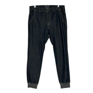Brooklyn Calling NYC black Jean Joggers Size 32